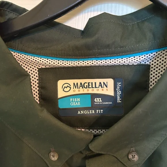 Magellan Outdoors Green Lightweight Shirt Jacket - Picture 2 of 5